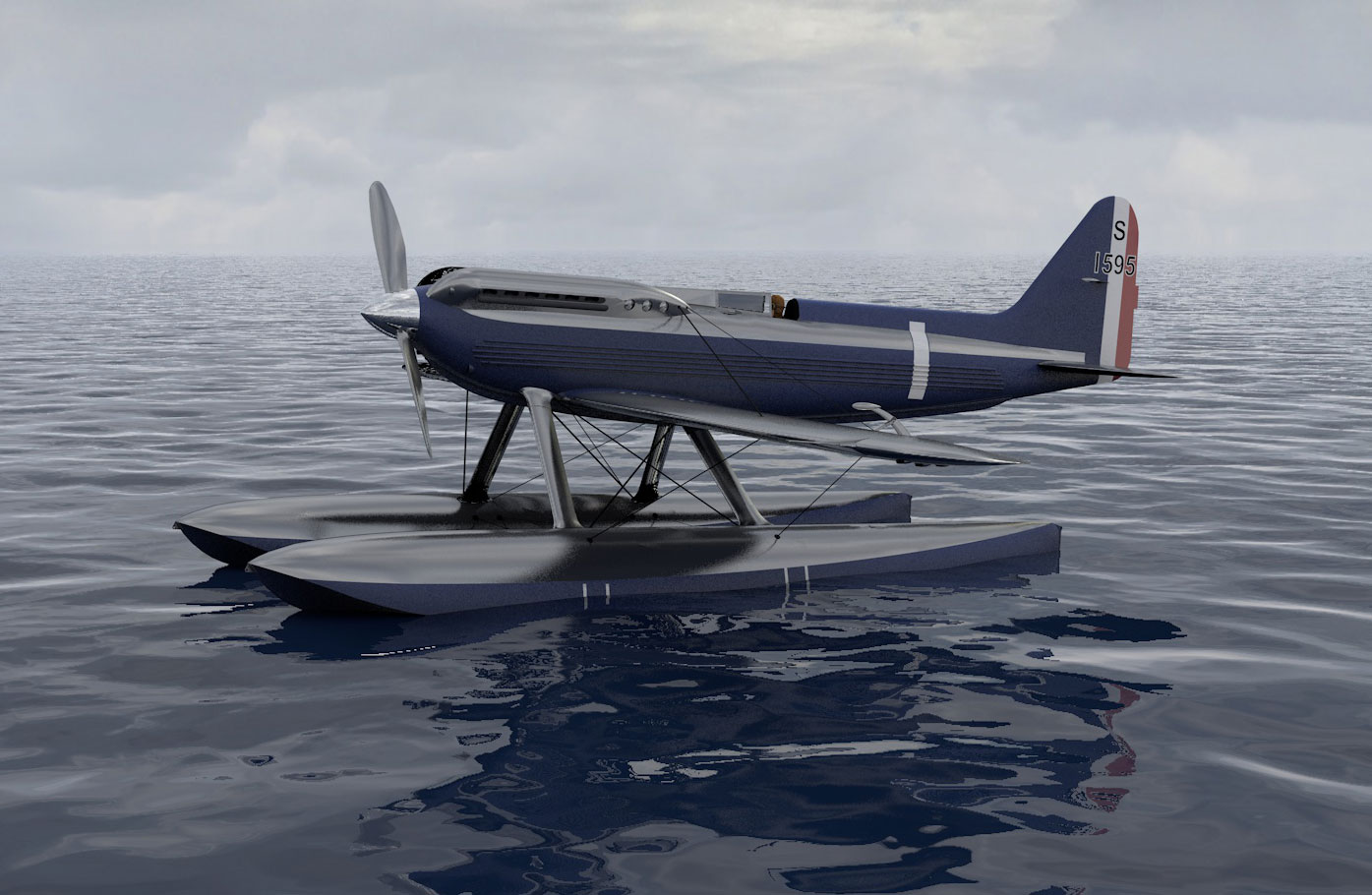 Supermarine S6 Schneider Trophy Winner - Studio Mitchell